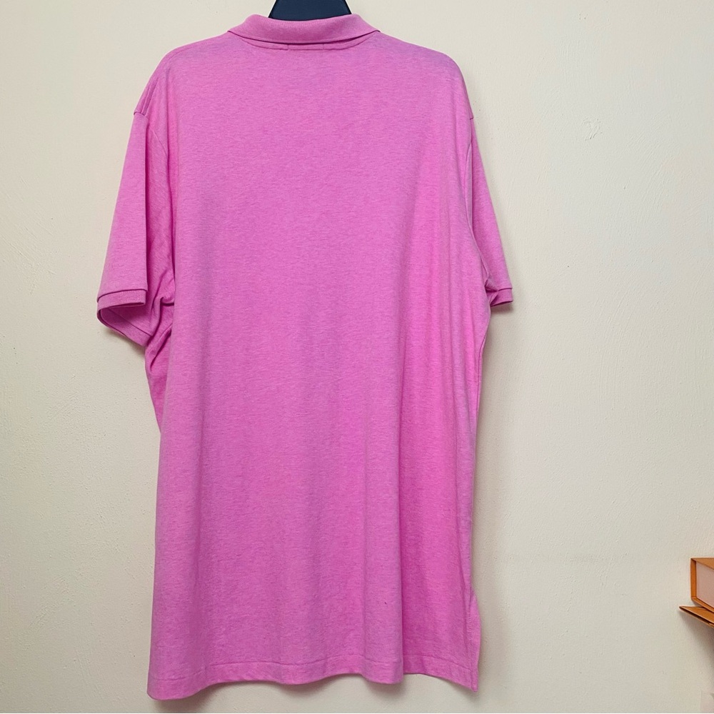 Polo by Ralph Lauren Pink Polo Shirt with Pink Logo Sz XXL/TTG - Picture 2 of 14